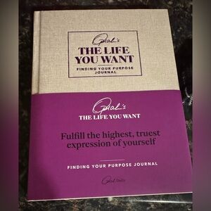 The Life You Want Journal - Purple and Cream
